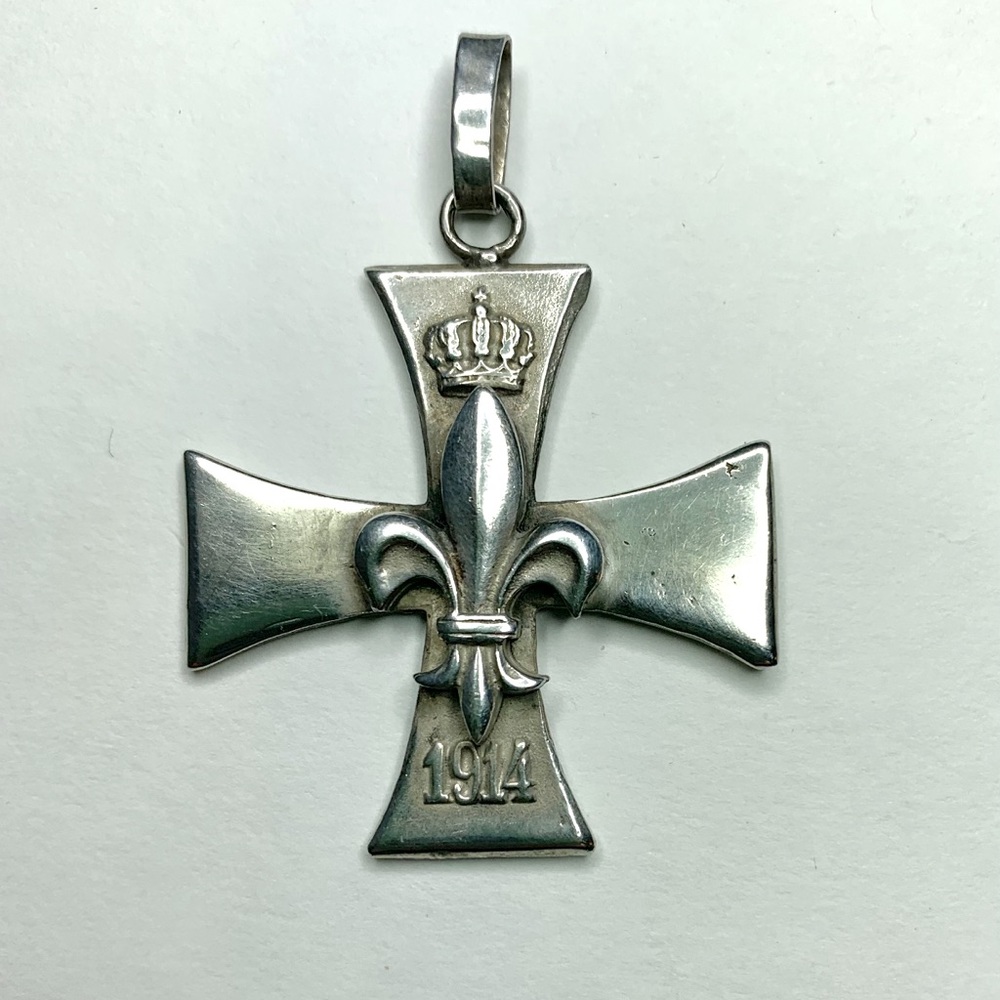 Solid silver custom-made cross by Miss Rita